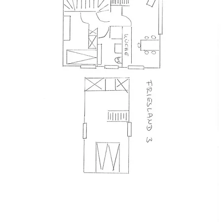 Und Haushaelfte Friesland Apartmán